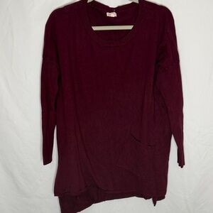Debut Maroon Long Sleeve Sweater
